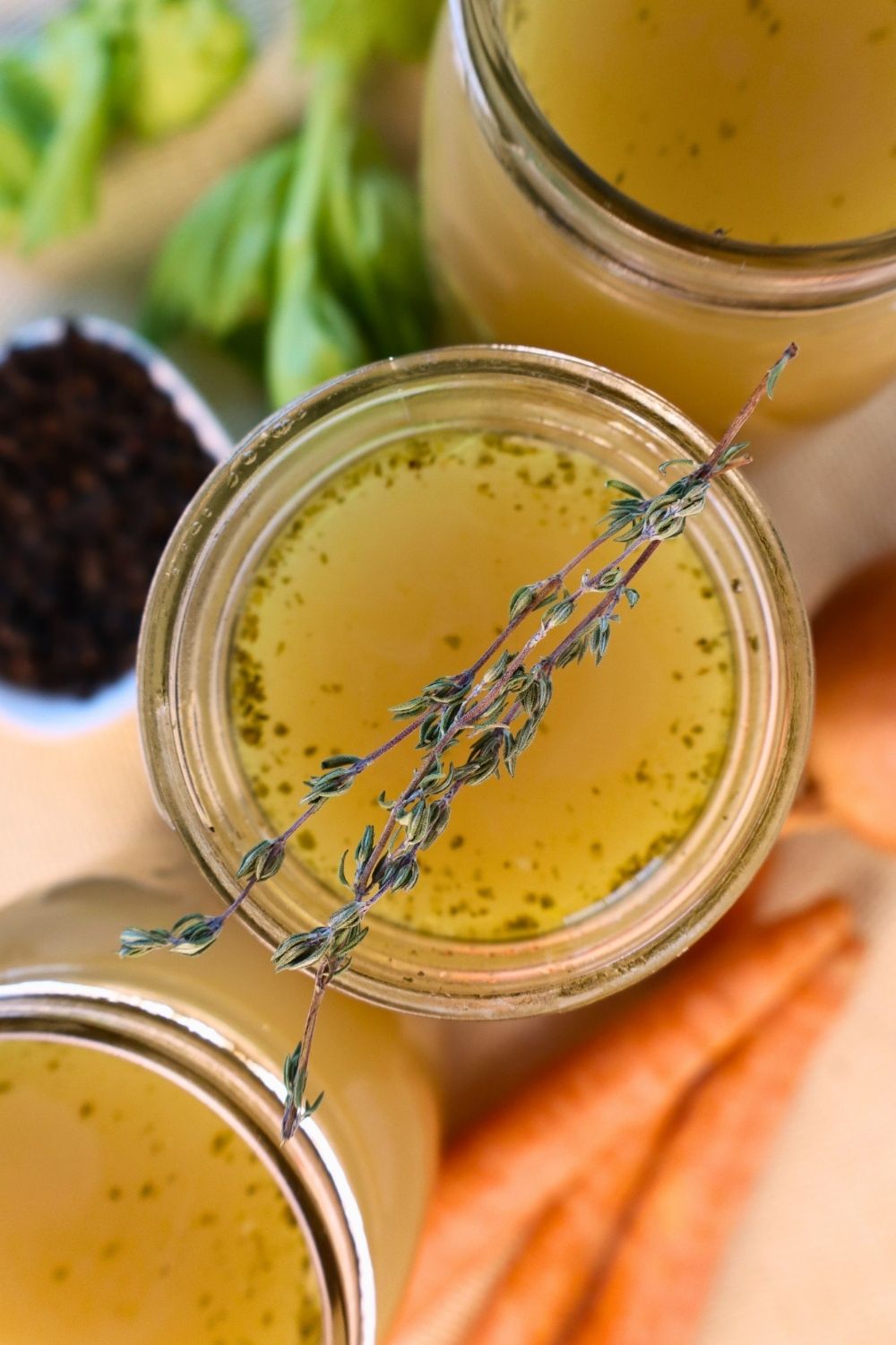 How to make chicken bone broth on the stovetop that turns rich and gelatinous. Easy one-day method using simple ingredients.