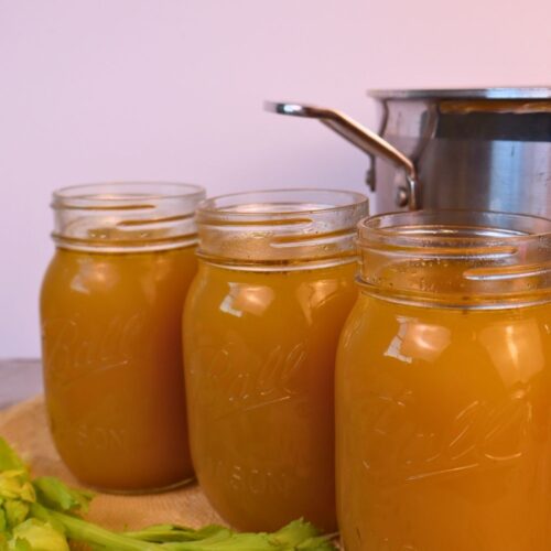 Make chicken bone broth in one day with this simple stovetop method that produces deep flavor