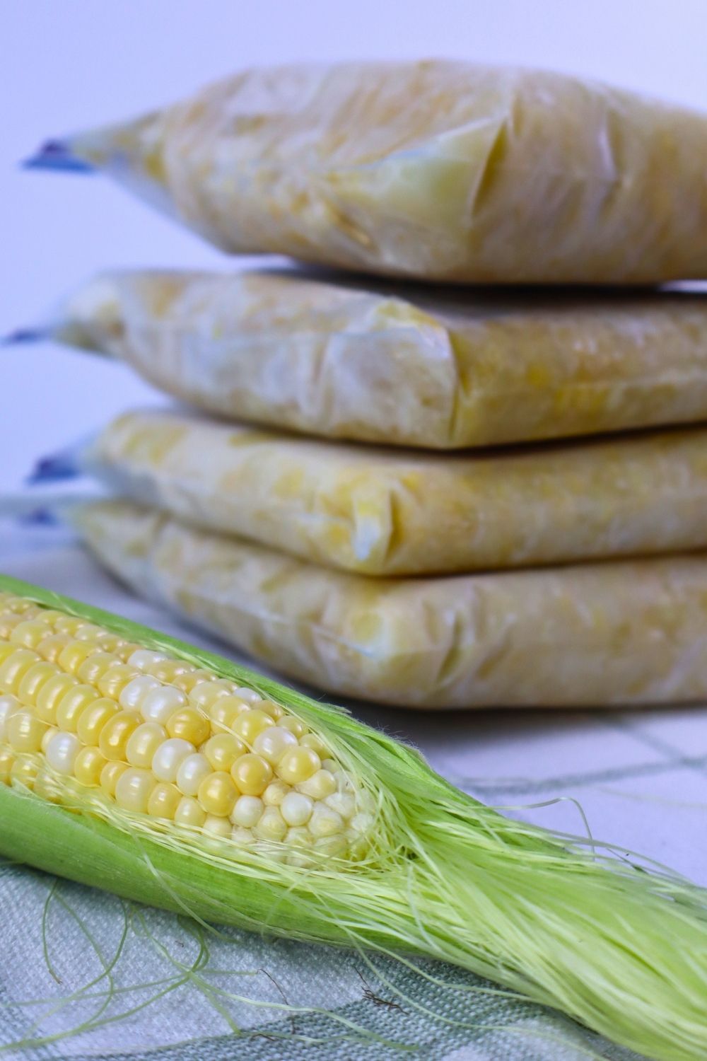 How to Freeze Sweet Corn: A Step-by-Step Preservation Guide 2 freeze sweet corn stack bags cob Gather at the Farmhouse